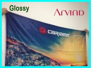 Arvind 3 Feet Poly Fab A313 Semi Glossy Front Lit 150 GSM