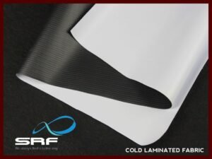 SRF 3 Feet Cold Laminated Fabric 260 GSM Front Lit Black Back