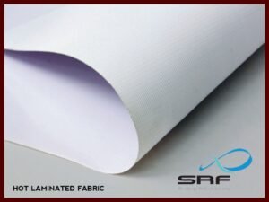 SRF 10 Feet Hot Laminated Fabric 220 GSM Front Lit White