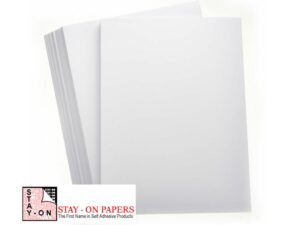 Stay-On / Chromo 12x18 Laser Sticker Paper Bundle (100 Nos)
