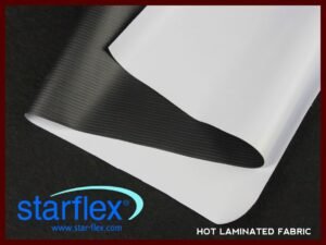 STAR 3 Feet Hot Laminated Fabric 300 GSM Front Lit Black Back